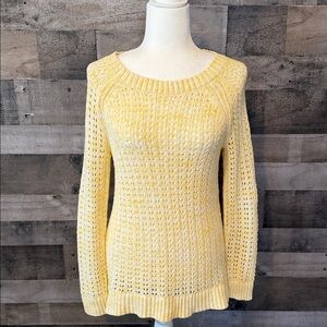 Talbots Long Sleeve Yellow Sweater Size S